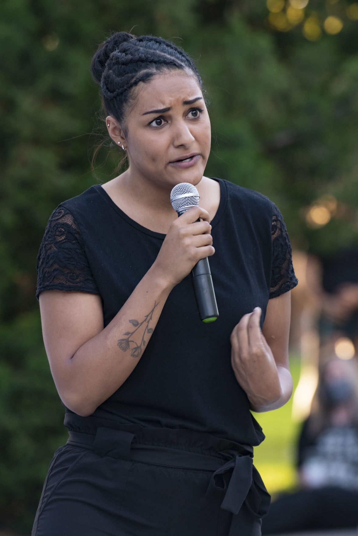 A vigil for George Floyd and others